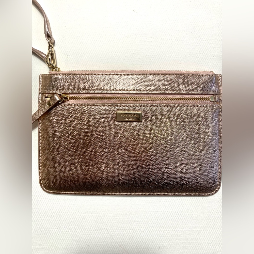 Kate Spade Laurel Way Tinie Wristlet in Rose Gold - Picture 3 of 9